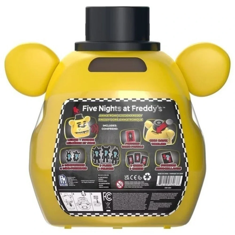 Five Nights At Freddy's Animatronic Head Mystery Capsule‎ Gold Collector Bundle